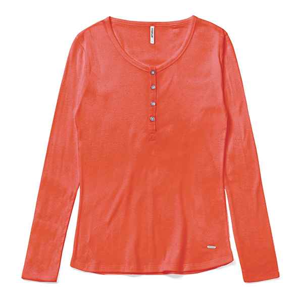 Polera W Foundation Modal Henley Mujer