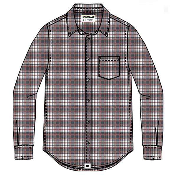 Camisa Hombre Fndtn Button Collar Ls Shirt