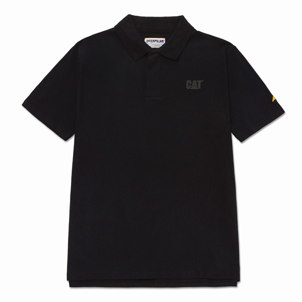 Polo Cat Logo Pique