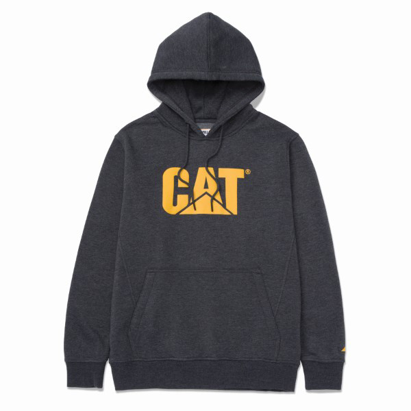 Canguro Heather Fleece Cat Logo Pullover Hoodie Cat