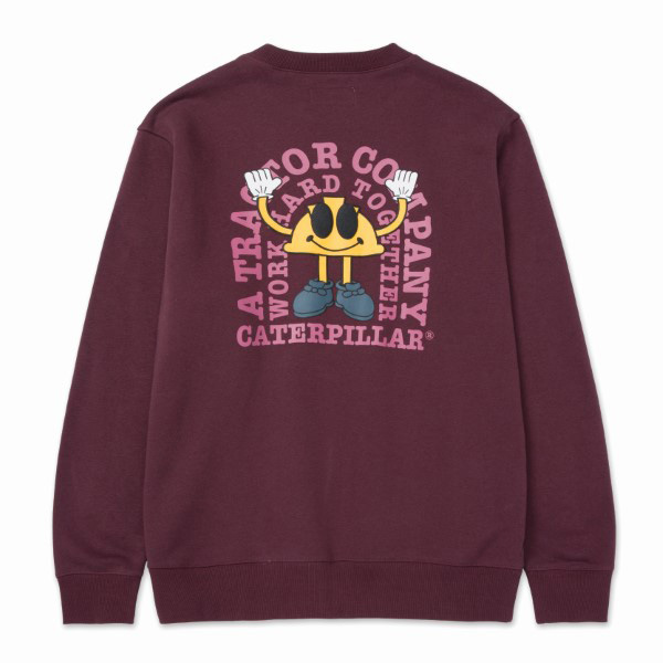 Sueter Graphic French Terry Crewneck Cat