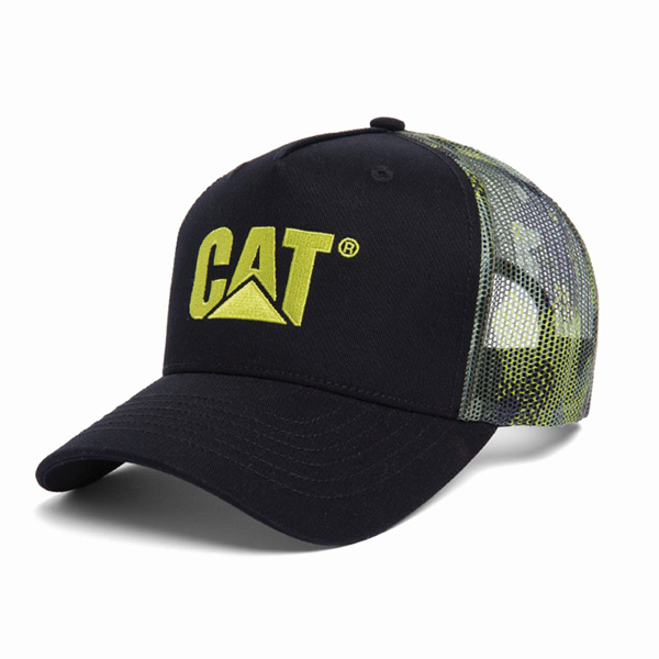 Gorra Cat Logo Printed Mesh Trucker Cat