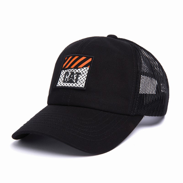 Gorra Cat Diamond Plate Unstructured Mesh Back Hat Cat