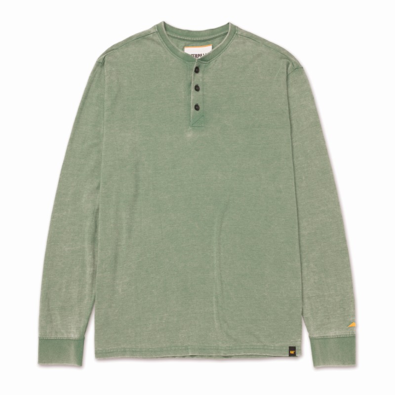 Polera Manga larga Burnout  Henley