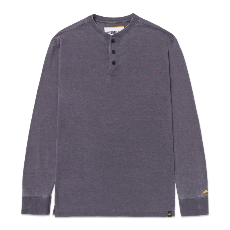 Polera Manga larga Burnout  Henley